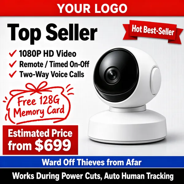 Smart Home Security Camera Promo