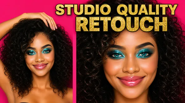 Studio Quality Beauty Retouch Cover