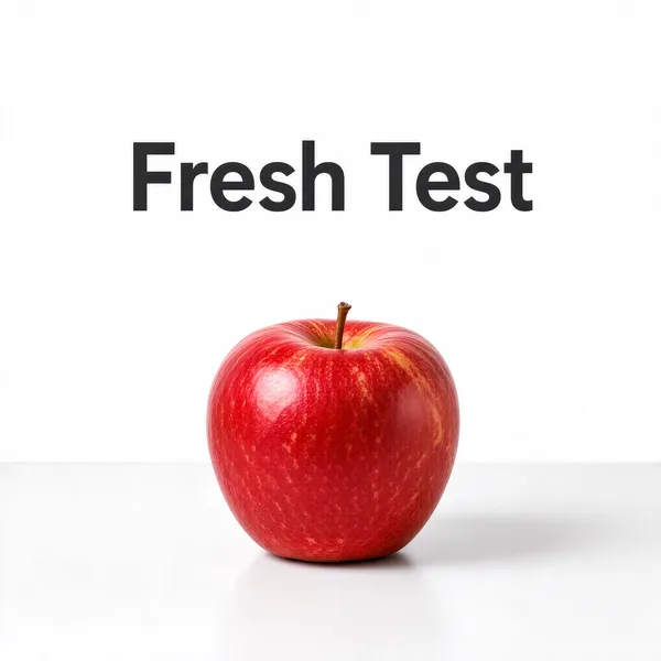 Fresh Red Apple Product Test