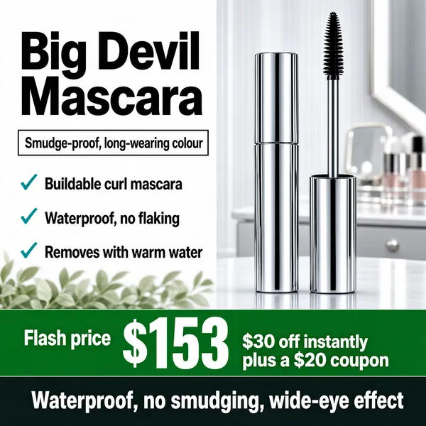Big Devil Mascara Promo Shot
