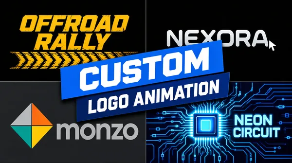 Custom Logo Animation Mockup Gig Cover
