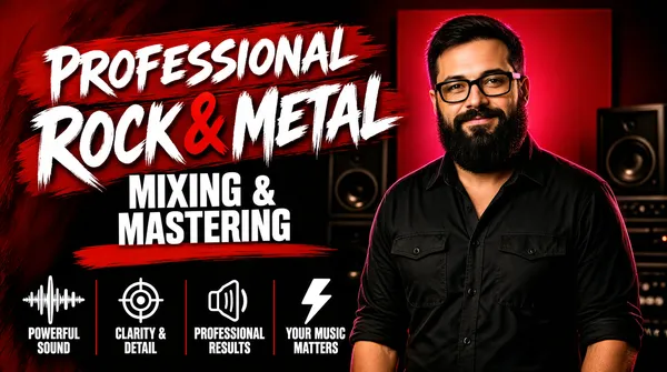 Rock & Metal Mixing Mastering Gig Cover