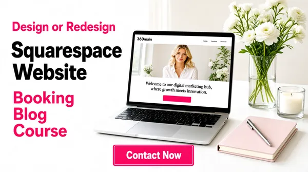 Fiverr Squarespace Website Design Gig Banner