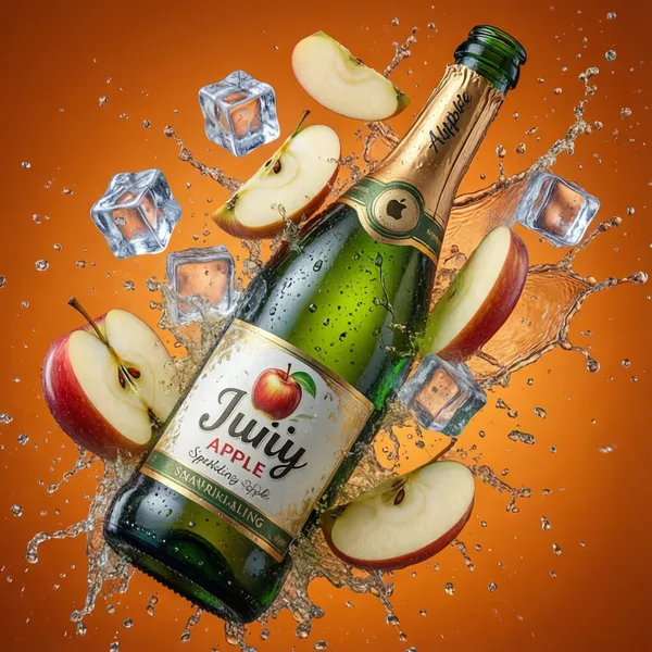 Apple Juicy Sparkling Wine Ad