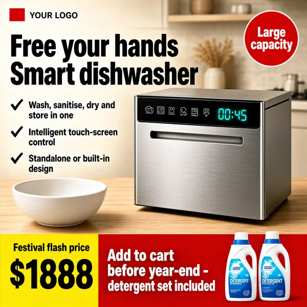 Free Your Hands Smart Dishwasher Promo