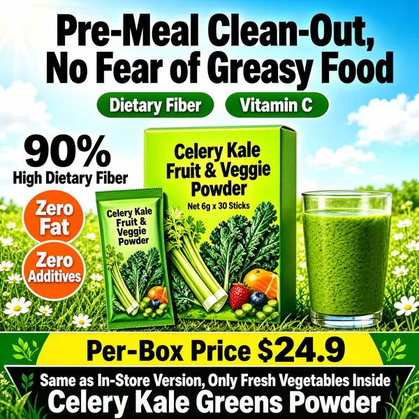 Celery Kale Greens Powder – Fresh Wellness Boost