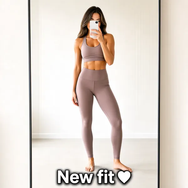 Yoga Fit Mirror Selfie