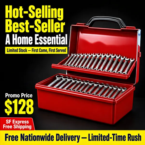 Hot-Selling Toolbox Deal Poster