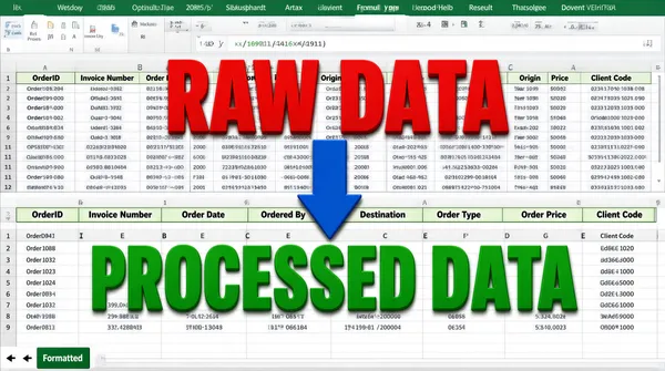 Excel Data Cleaning Before After Thumbnail