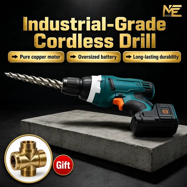 Industrial-Grade Cordless Drill Promo