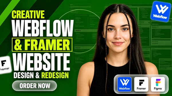 Creative Webflow Framer Website Design