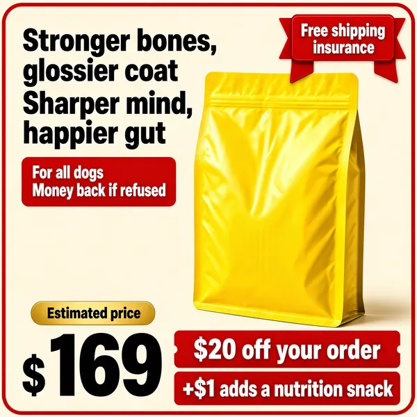 Yellow Dog Food Pouch Premium Deal