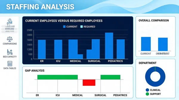Staffing Analysis Dashboard UI