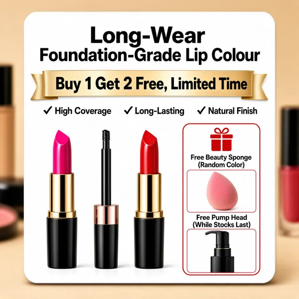 Long-Wear Lip Colour Buy 1 Get 2 Free