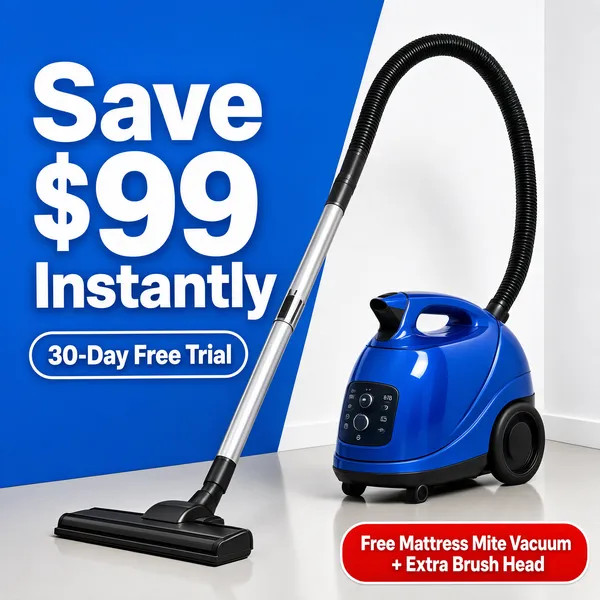 Save $99 Instantly on Premium Vacuum Cleaner