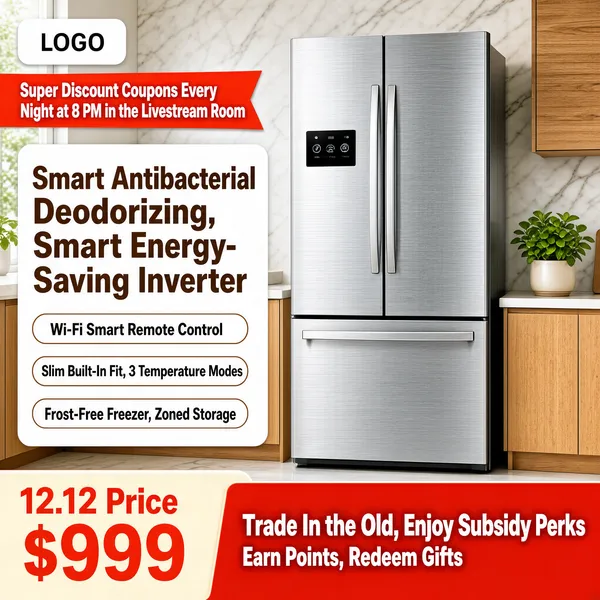 Smart Fridge Super Discount Livestream Promo