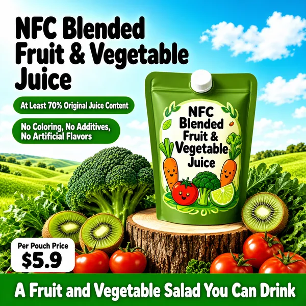 NFC Fruit & Vegetable Juice Pouch E-commerce Product