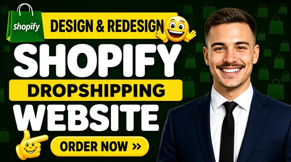 Shopify Dropshipping Design Gig Cover
