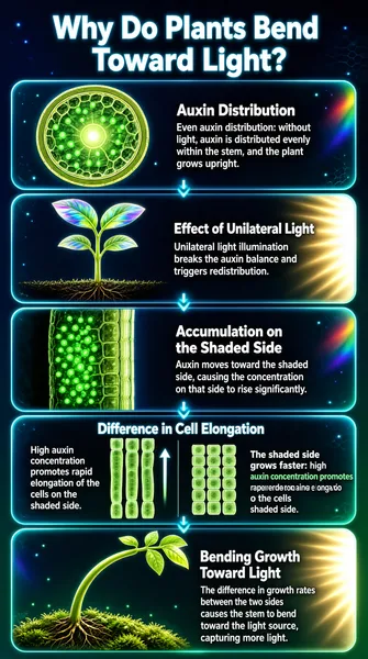 Why Plants Bend Toward Light