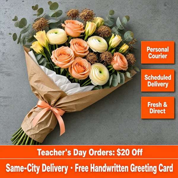 Fresh Floral Delivery - Teacher's Day Promo