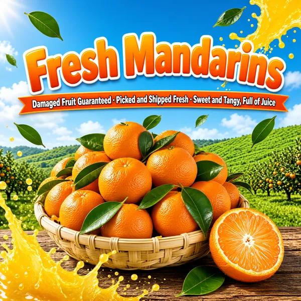 Fresh Mandarins Juicy Harvest