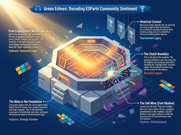 Arena Echoes eSports Sentiment Infographic