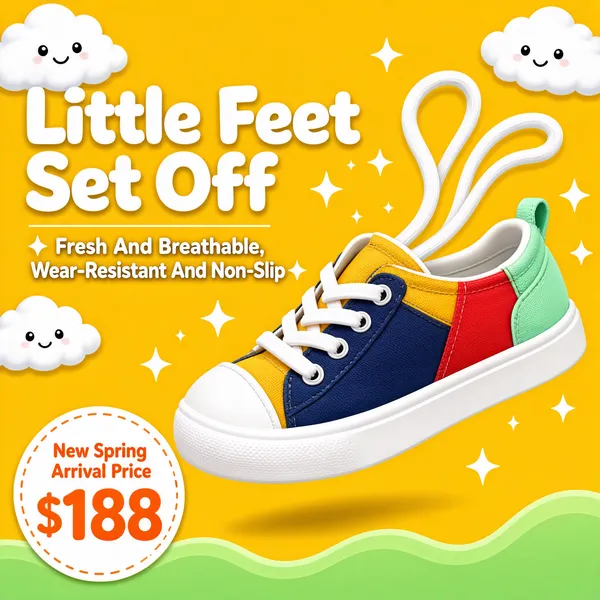 Little Feet Spring Sneakers