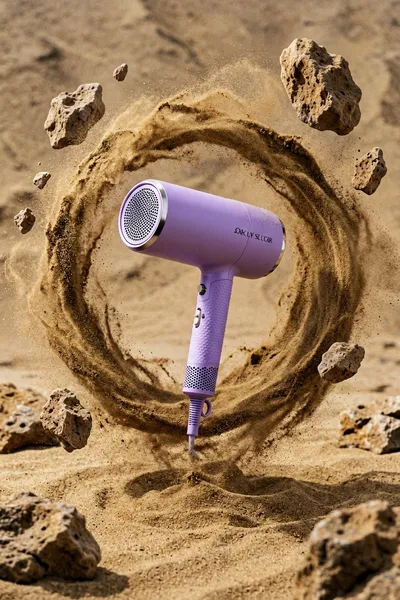 Lavender Hairdryer in Desert Sand Storm