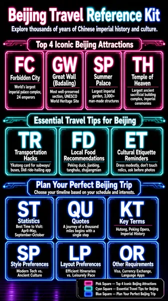 Beijing Travel Neon Guide