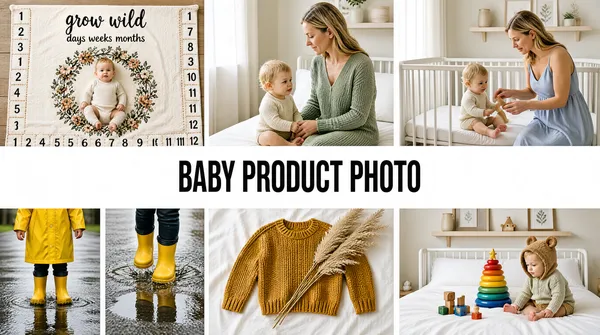 Nursery Lifestyle Photo Collage Gig Cover