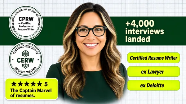 Professional Resume Writer Gig Cover
