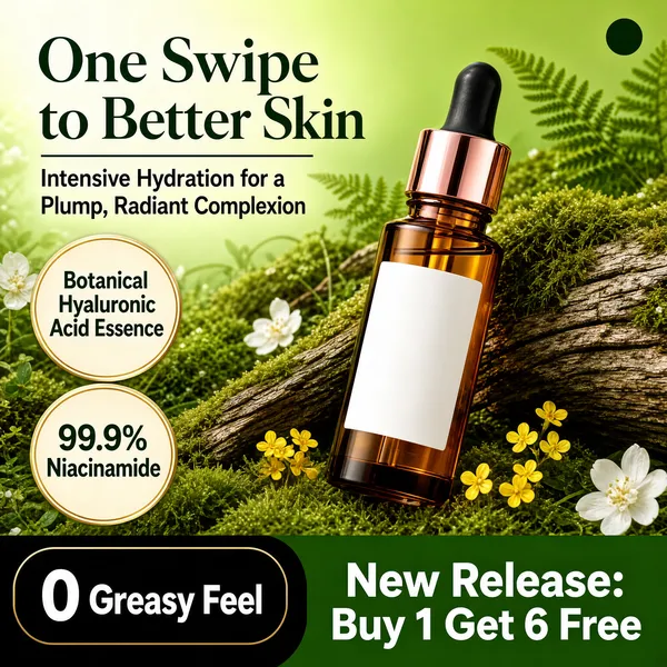 Botanical Serum E-Commerce Product Shot