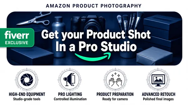 Amazon Product Photography Studio Gig Cover