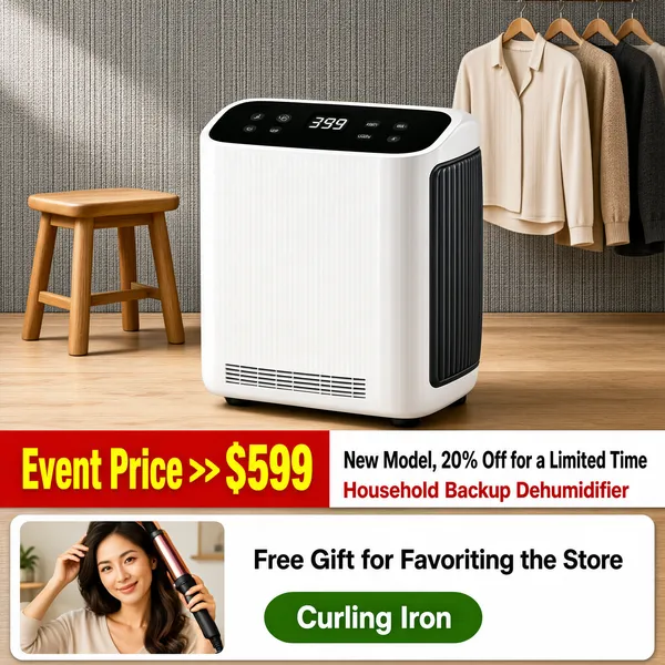 Compact Dehumidifier with Limited-Time Sale