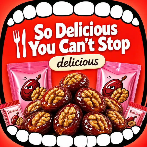 So Delicious You Can't Stop Candied Date Snack