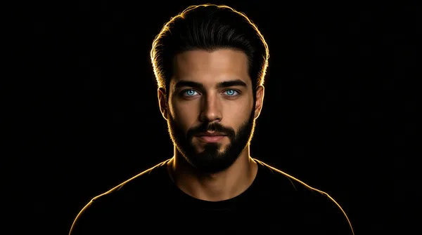 Moody Cinematic Male Portrait