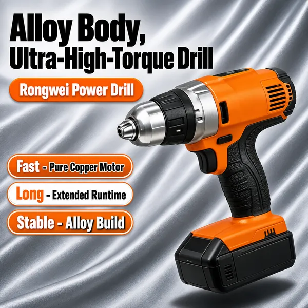 Alloy Body Ultra-High-Torque Power Drill