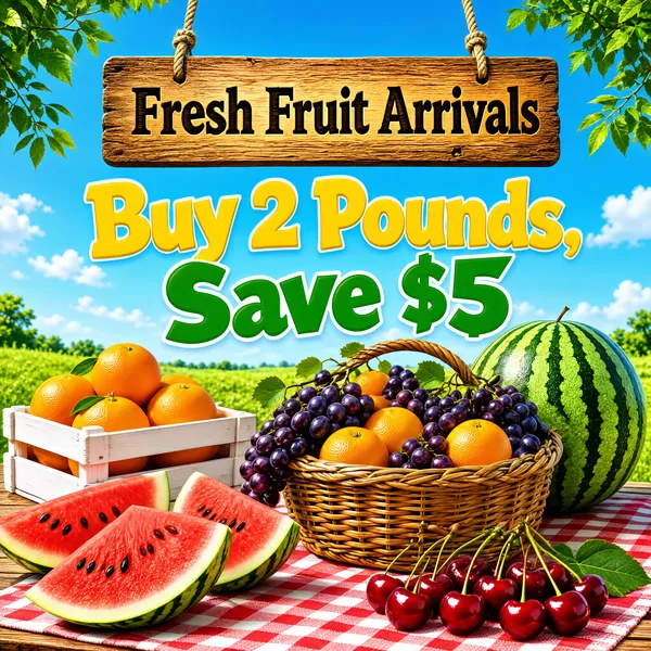 Fresh Fruit Summer Picnic Sale