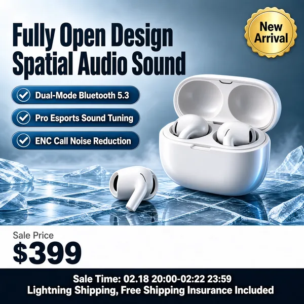 Frost-Tech Wireless Earbuds Product Shot