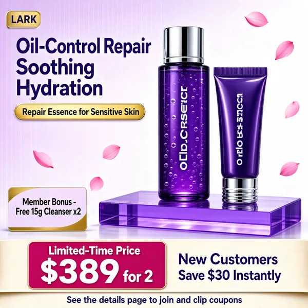 Luxe Purple Skincare Duo Set