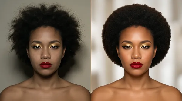 Before And After Beauty Retouching Show