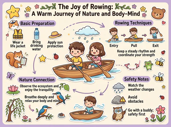 The Joy of Rowing Infographic