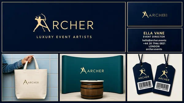 Luxury Event Artists Brand Mockup