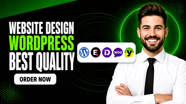 Professional WordPress Website Design Gig Cover