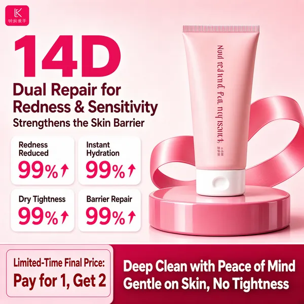 Dual Repair Cleanser Skincare Product Display