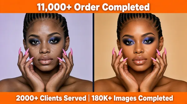Before After Portrait Retouch Comparison