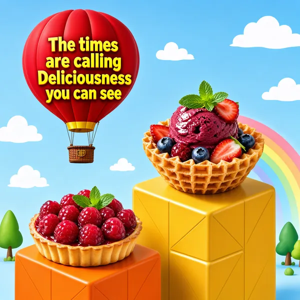 Whimsical Dessert Island Showcase
