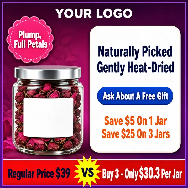 Plump Rose Buds Tea Promo