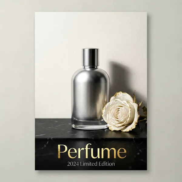 Minimalist Luxury Perfume Poster