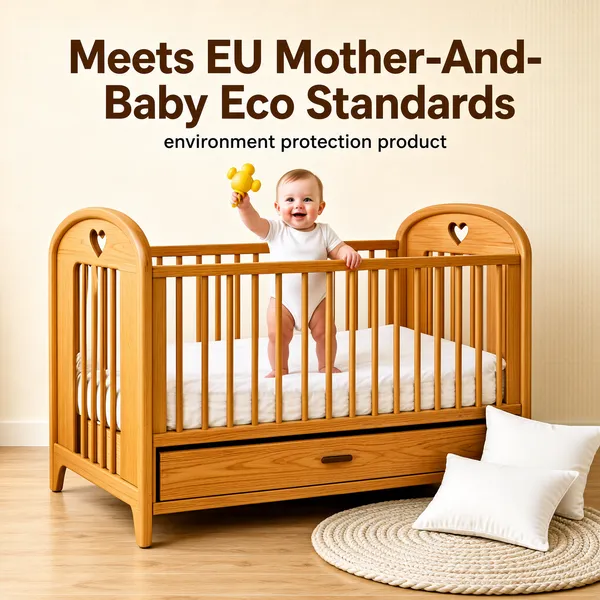 Natural Pine Crib Eco Certified